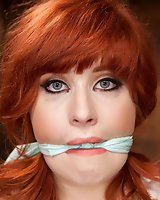  18 Year Old Redhead Slut Fucked Silly in Tight Bondage 